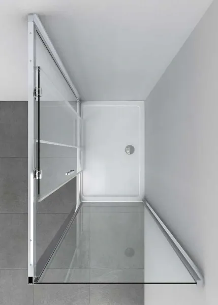 Душевой уголок Vincea Soft VSR-3SO9013CLB 130x90 см, профиль черный матовый, стекло прозрачное
