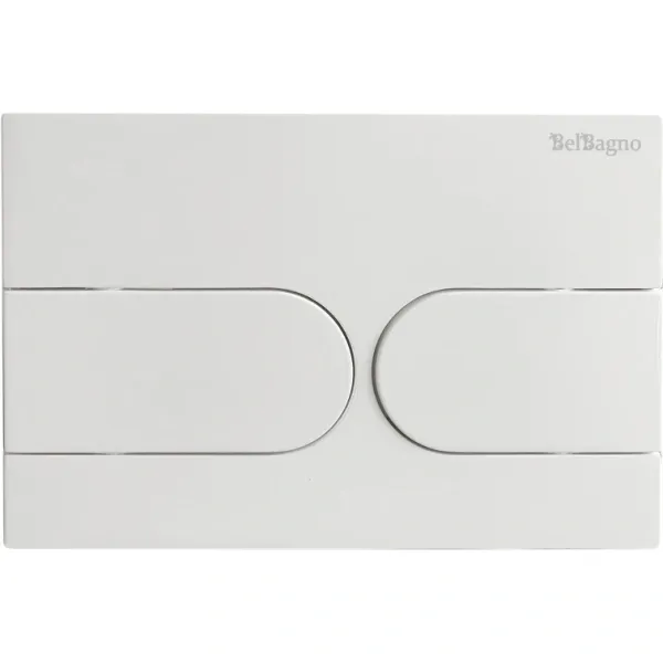Кнопка смыва BelBagno BB-11-BL для инсталляции, белый глянец