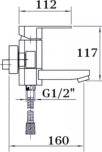 Смеситель для ванны Ganzer 06031-E, золото