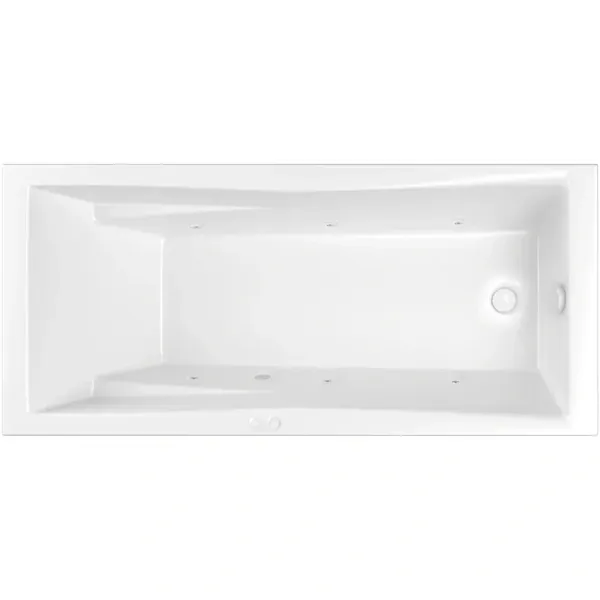 Акриловая ванна WhiteCross Palace 0104.180080.100.SOFT.WH 179,5x80 см, с гидромассажем, белый