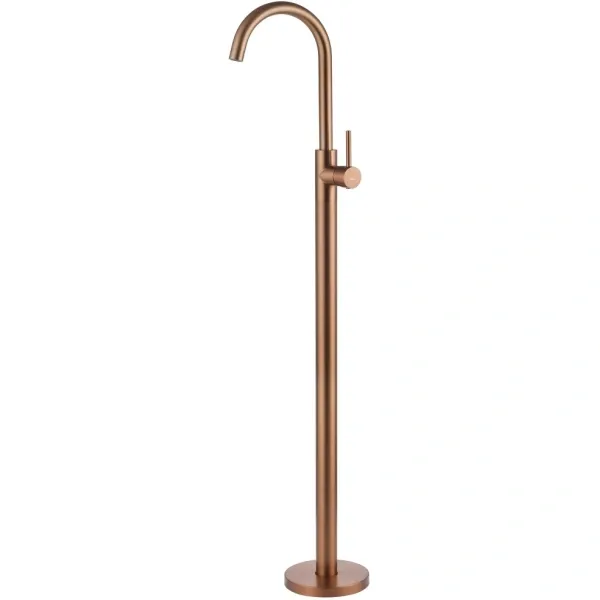 Смеситель напольный для раковины Abber Wasser Kreis AF8141MRG, розовое золото матовый