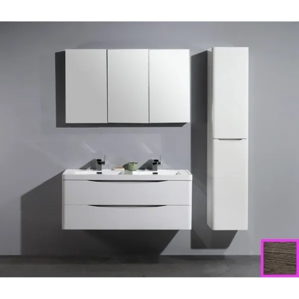 Тумба с раковиной темный дуб BelBagno Ancona-N ANCONA-N-1200-2C-SO-2-RW-EA + EA-1200-2-LVB 120 см