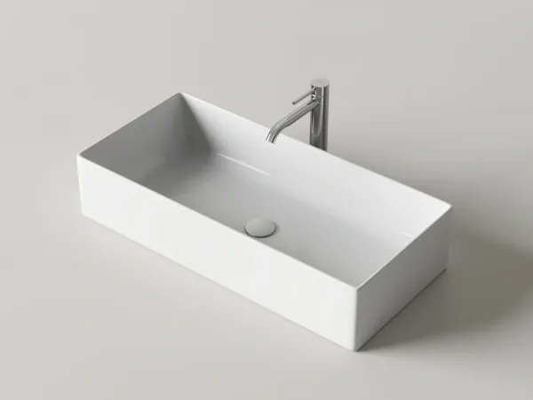 Раковина CeramicaNova Адель CN6090 76x34 см, белый