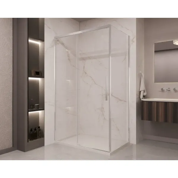 Душевой уголок Vincea Stella VSR-1ST8013CL 130x80 см, профиль хром, стекло прозрачное