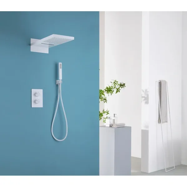 Душевой комплект Abber Weiss Insel AF8052W 555x230 мм