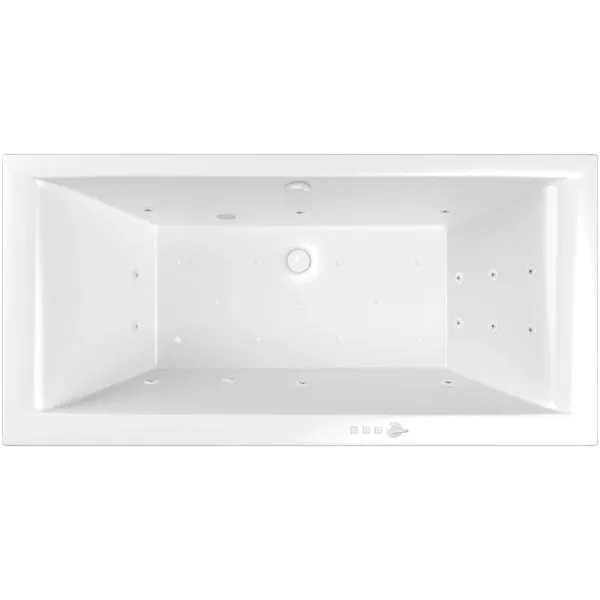 Акриловая ванна WhiteCross Savia Duo 0103.170080.100.ULTRA.WH 170x80 см, с гидромассажем, белый