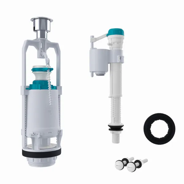 Арматура для бачка Iddis Optima Home F012400-0004, старт-стоп, нижний подвод