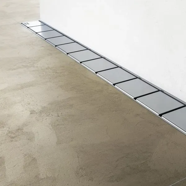 Душевой трап (лоток) Ravak 10° X01635 105 см, с решеткой, перфорированный, нержавеющая сталь