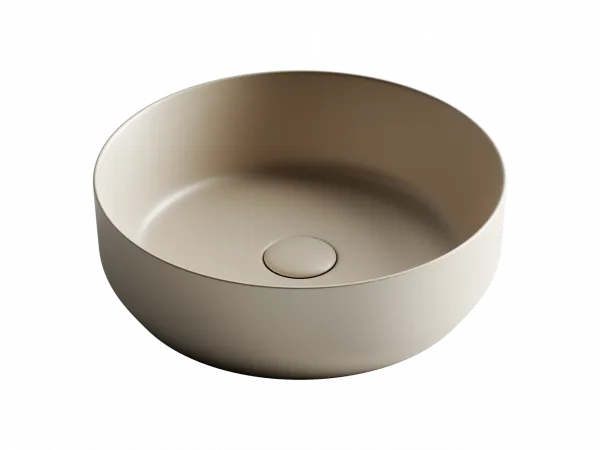 Раковина CeramicaNova Элемент CN6022MC 39x39 см, коричневый