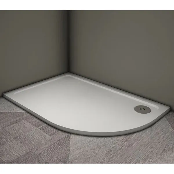 Душевой поддон из литьевого мрамора Veconi Tezeo Stone TZ11L-10080A-01-19C3 100x80 см