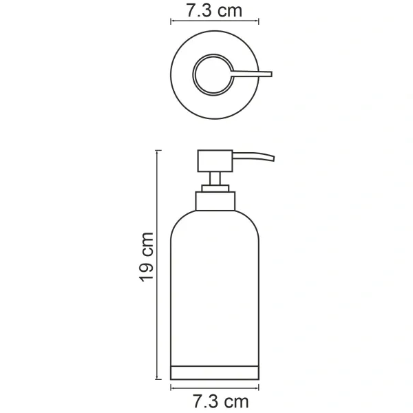 Дозатор 350 мл WasserKRAFT Lopau K-3399