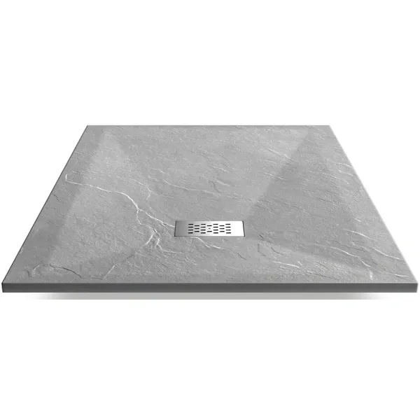 Душевой поддон из литьевого мрамора Vincea VST-4SR1010G 100x100 см