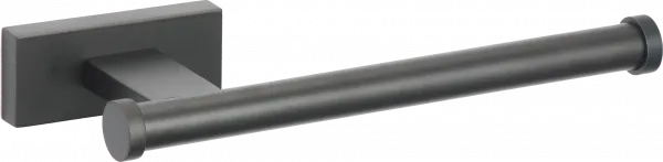 Держатель для туалетной бумаги Ganzer 88032-C, с крышкой, черный