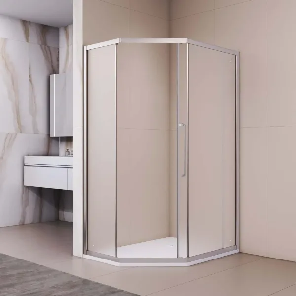Душевой уголок RGW PA-86 New Passage 38088600-21N 100x100 см, профиль хром, стекло матовое